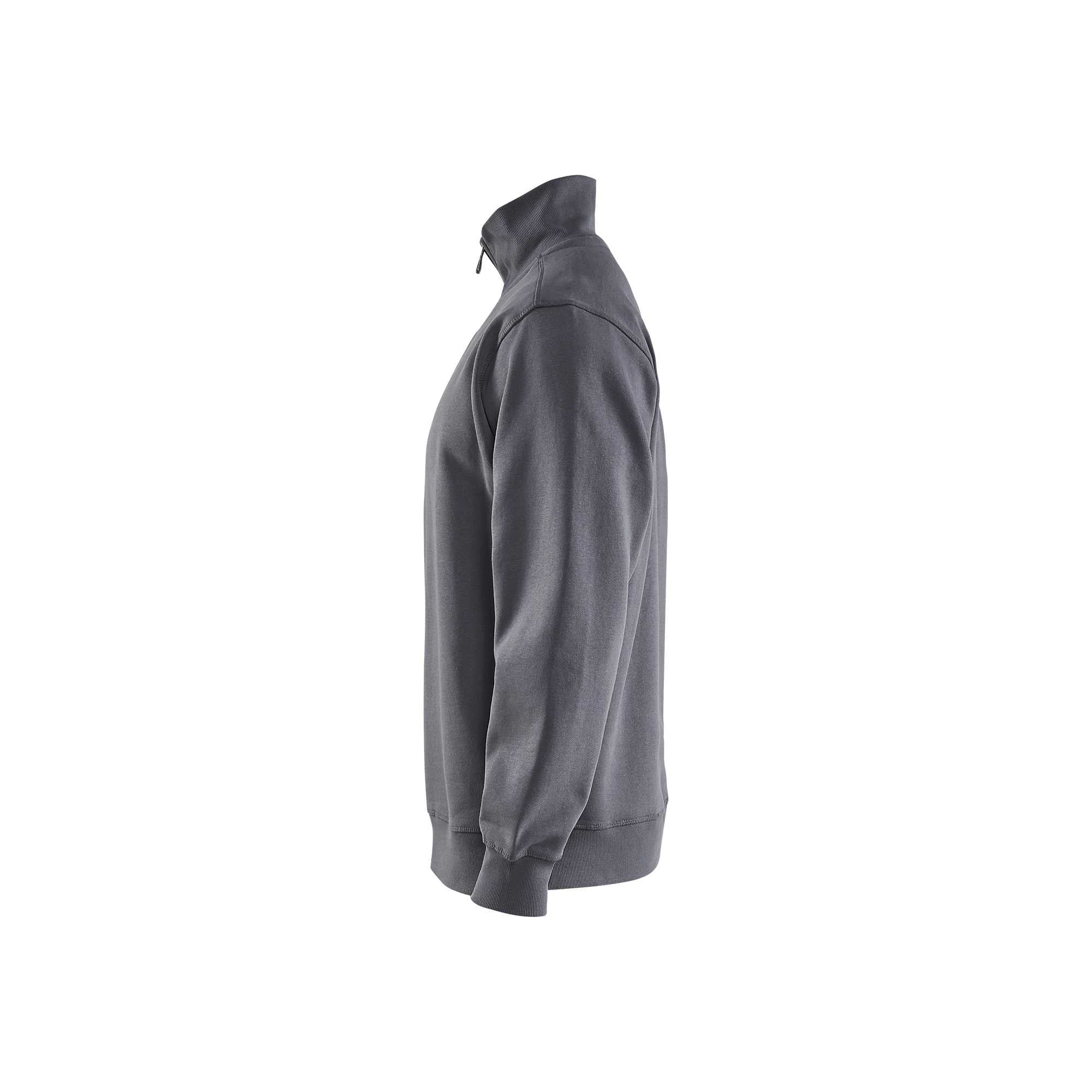 BLAKLADER 33651048 Sweatshirt With Collar Half-zip Work Sweatshirt MEN - Brushed Inside
